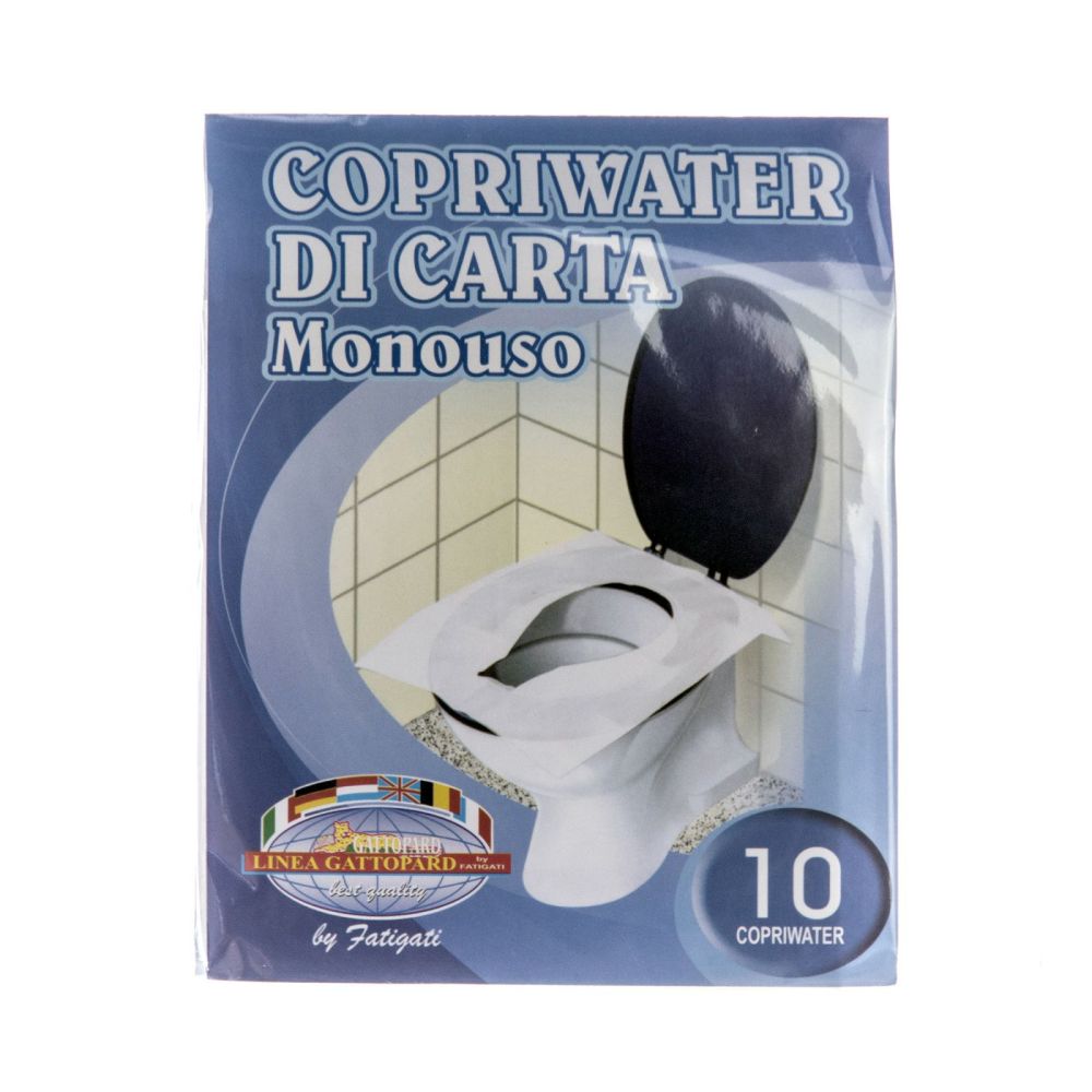 Copri water monouso in carta 10 pezzi