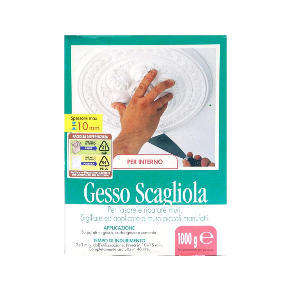 Gesso Scagliola per interno 1kg