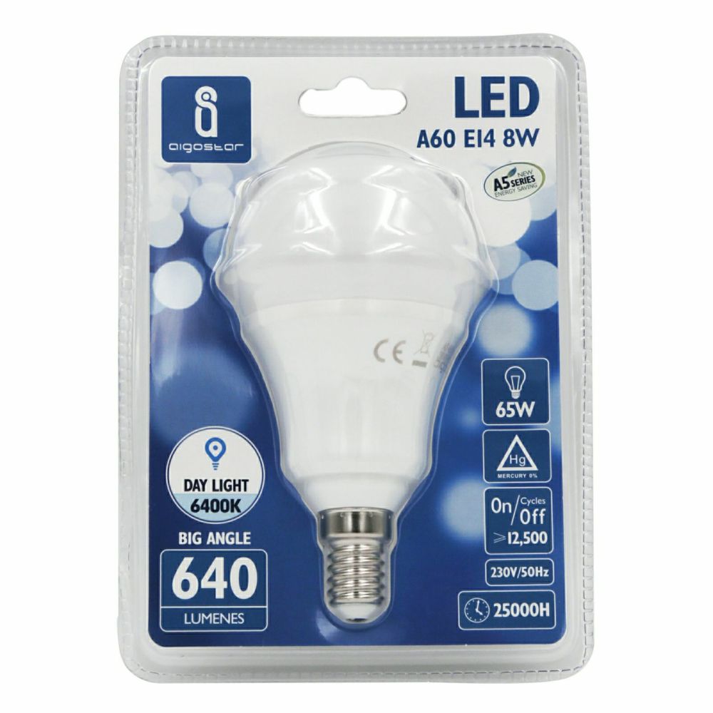 LAMPADINA LED R50 7W E14 220V LUCE CALDA / FREDDA