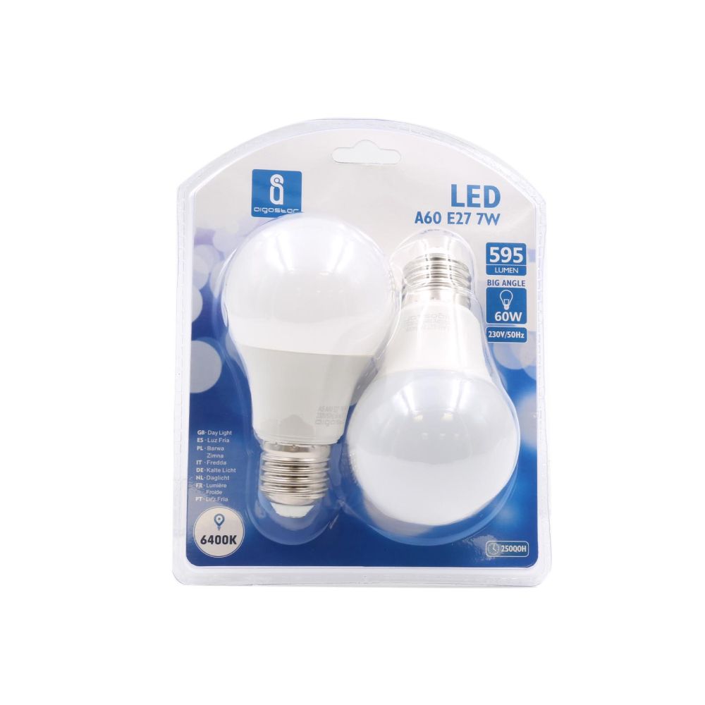 Lampadina LED A5 A60 9W E27 Luce Fredda 6400K 840lm