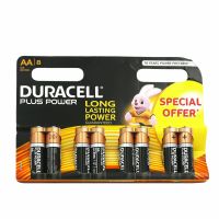 Batterie alcaline AA stilo 1.5V 8 pezzi Duracell-5000394017795