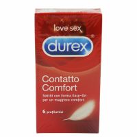 Profilattici sottili Durex Contatto Comfort, 6 pezzi-5038483444993