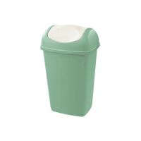 Pattumiera basculante Grace 9l Bianco/Salvia