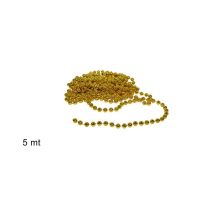Catena Perle decorativa per Albero Natale 5m Oro-8033113418426