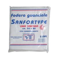 Copriguanciali in cotone Sanfortype - 2pz -8051081200393