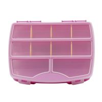 Organizer 10 scomparti in plastica 19x15x4cm