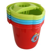 Secchio strizza mop con manico e beccuccio - 15lt