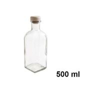 Bottiglia in vetro 500ml - 7x7x19.5cm-8435509176574