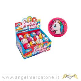 Pallina Morbida con Unicorno Ø8cm
