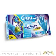 Guanti Monouso Blu in TPE 50 Pz - Taglia L