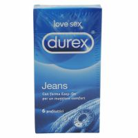 Profilattici Durex Jeans Easy-on 6 pezzi-5038483445020